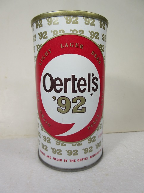 Oertel's 92 - SS - Oertel's - 'Div of Heileman' - T/O